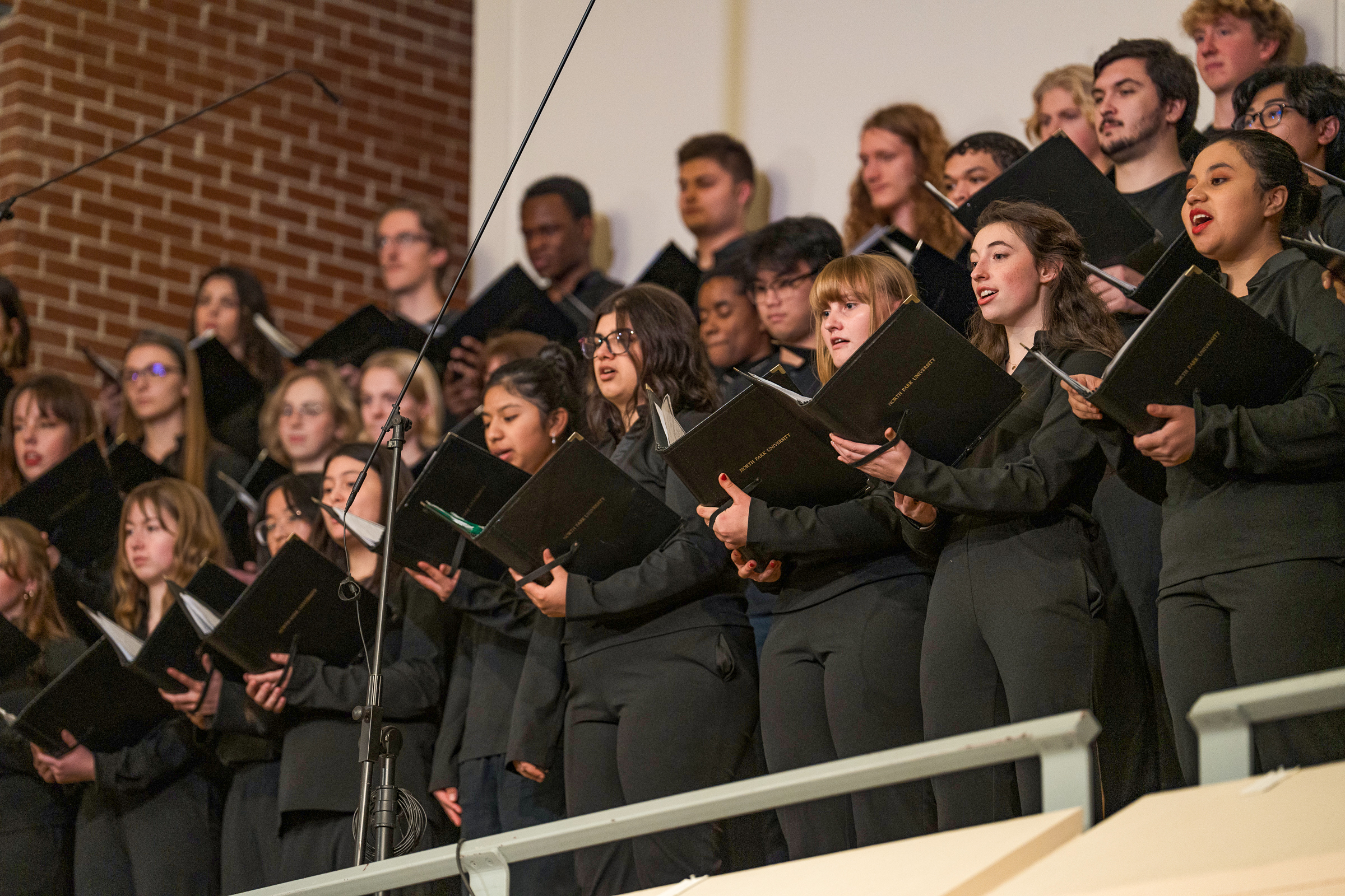 Choir singing at the Festival of Lessons and Carols